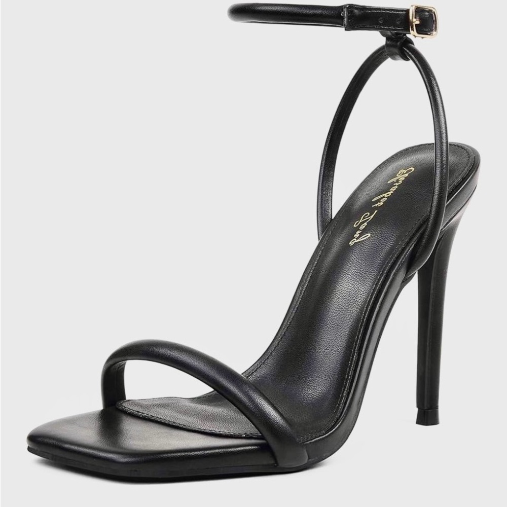 Elegant Black Stiletto Heels